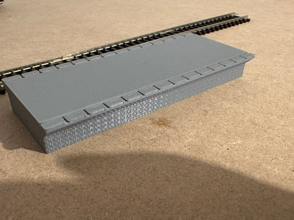 Straight Double Sided Platform 45mm Wide - TT:120