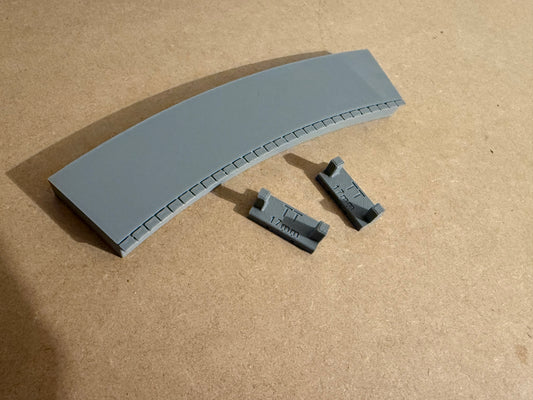 2nd Radius Outer Curved Platform with Spacers - TT:120