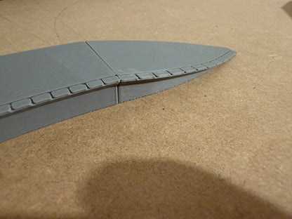 Curved Double Sided Sloped Platform 45mm Wide - TT:120