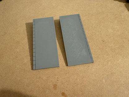 Straight Single Sided Sloped Platform 45mm Wide - TT:120