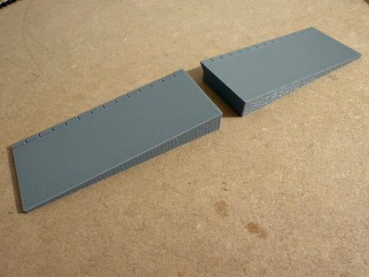 Straight Single Sided Sloped Platform 45mm Wide - TT:120